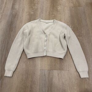 Brandy Melville John Galt Women's Cream Cardigan Sweater